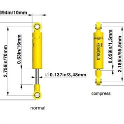 RC4WD 70mm Old Man Emu Nitrocharger Sport Shock by ARB (2) -Cars Truck shop online RC4Z D0034 4