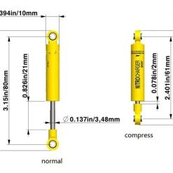 RC4WD 80mm Old Man Emu Nitrocharger Sport Shock by ARB (2) -Cars Truck shop online RC4Z D0036 5