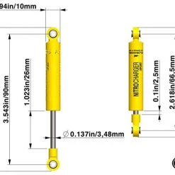 RC4WD 90mm Old Man Emu Nitrocharger Sport Shock by ARB (2) -Cars Truck shop online RC4Z D0038 5