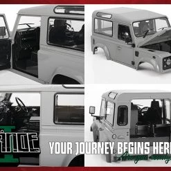 RC4WD Gelande II Truck Kit with 2015 Land Rover Defender D90 Body Set -Cars Truck shop online RC4Z K0064 15