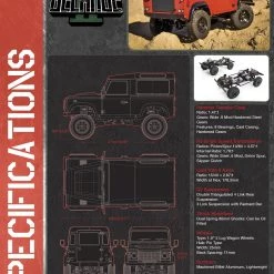 RC4WD Gelande II RTR with 2015 Land Rover Defender D90 Body (Autobiography Limited Edition) -Cars Truck shop online RC4Z RTR0043 102