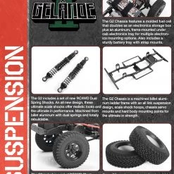 RC4WD Gelande II RTR with 2015 Land Rover Defender D90 Body (Autobiography Limited Edition) -Cars Truck shop online RC4Z RTR0043 104