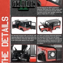 RC4WD Gelande II RTR with 2015 Land Rover Defender D90 Body (Autobiography Limited Edition) -Cars Truck shop online RC4Z RTR0043 105