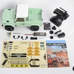 RC4WD Gelande II RTR with 2015 Land Rover Defender D90 Pick-Up Body (Heritage Edition) -Cars Truck shop online RC4Z RTR0044 108