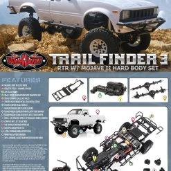 RC4WD Trail Finder 3 RTR with Mojave II Body Set 54 RC4WD Trail Finder 3 RTR with Mojave II Body Set -Cars Truck shop online RC4Z RTR0045 02