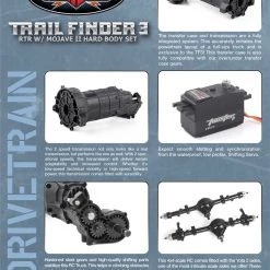 RC4WD Trail Finder 3 RTR with Mojave II Body Set 56 RC4WD Trail Finder 3 RTR with Mojave II Body Set -Cars Truck shop online RC4Z RTR0045 05