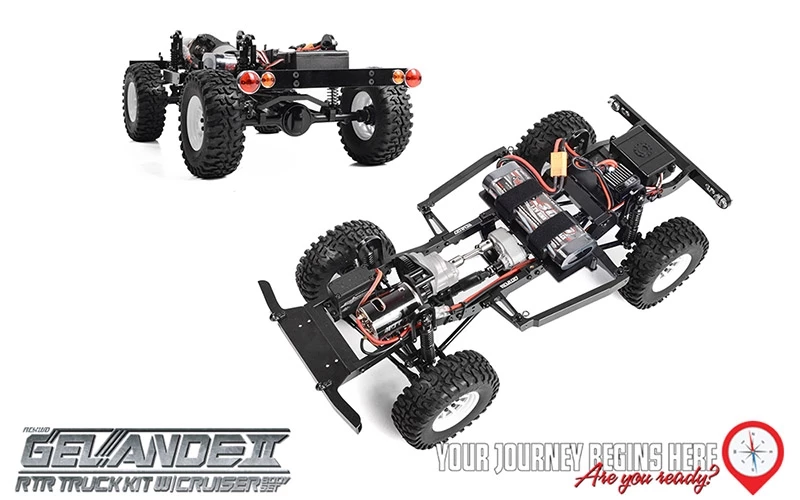 RC4WD Gelande II RTR with Cruiser Body Set - Red 16 RC4WD Gelande II RTR with Cruiser Body Set - Red - Image 14