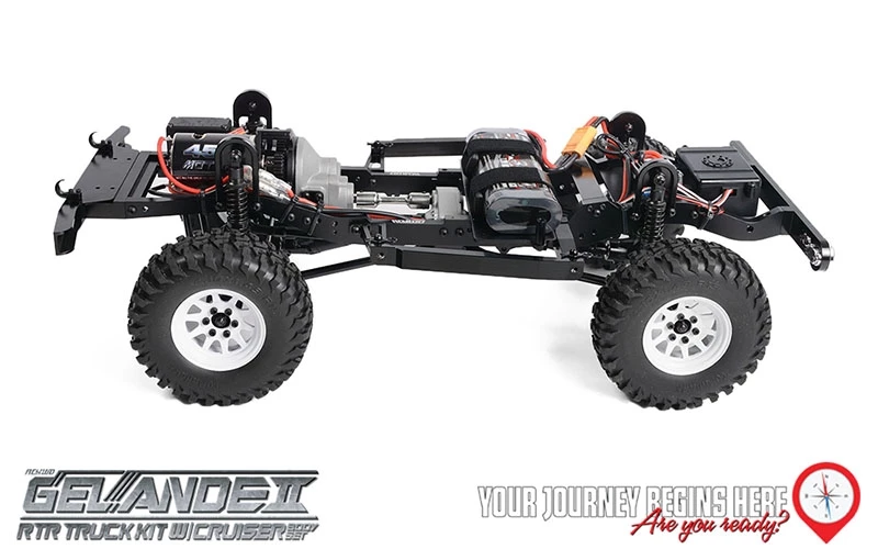 RC4WD Gelande II RTR with Cruiser Body Set - Red 18 RC4WD Gelande II RTR with Cruiser Body Set - Red - Image 16