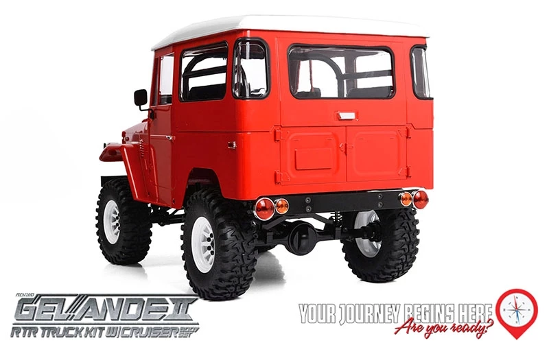 RC4WD Gelande II RTR with Cruiser Body Set - Red 5 RC4WD Gelande II RTR with Cruiser Body Set - Red - Image 3