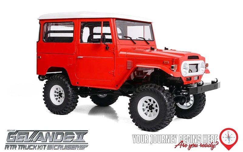 RC4WD Gelande II RTR with Cruiser Body Set - Red 7 RC4WD Gelande II RTR with Cruiser Body Set - Red - Image 5