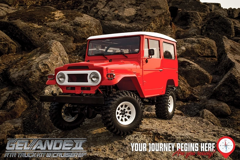 RC4WD Gelande II RTR with Cruiser Body Set - Red 9 RC4WD Gelande II RTR with Cruiser Body Set - Red - Image 7