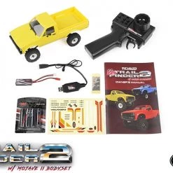 RC4WD 1/24 Trail Finder 2 RTR with Mojave II Hard Body Set (Yellow) -Cars Truck shop online RC4Z RTR0051 8