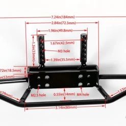 RC4WD Marlin Crawlers Front Steel Tube Bumper for Trail Finder 2 -Cars Truck shop online RC4Z S0778 8