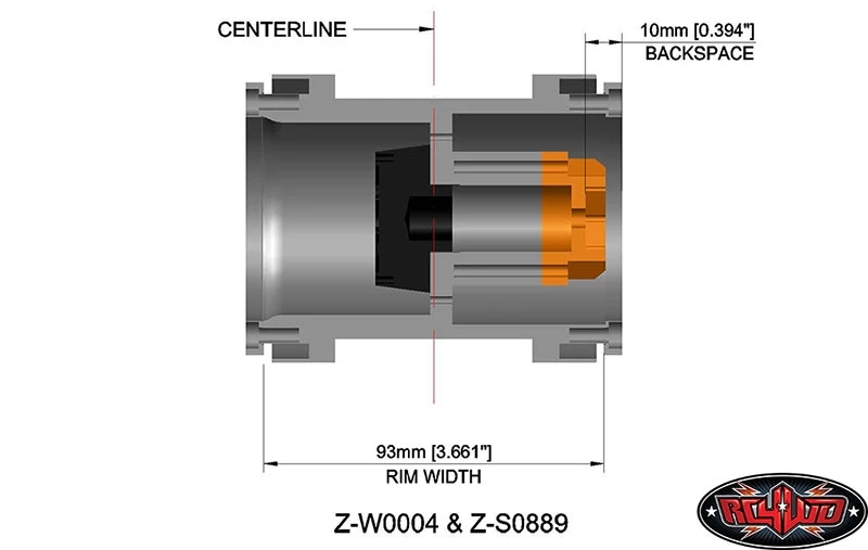 RC4WD Universal Monster Truck Beadlock Wheels V2 For Clod Buster (Aluminum) (2) 9 RC4WD Universal Monster Truck Beadlock Wheels V2 For Clod Buster (Aluminum) (2) - Image 7