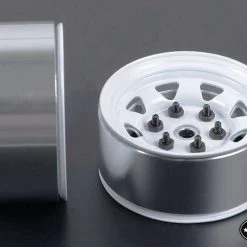 RC4WD Stamped Steel 1.55" Stock Beadlock Wheels White (4) -Cars Truck shop online RC4Z W0035 5