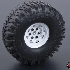 RC4WD Stamped Steel 1.55" Stock Beadlock Wheels White (4) -Cars Truck shop online RC4Z W0035 6