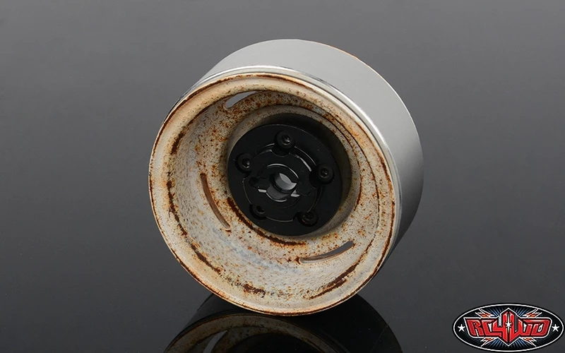 RC4WD Landies Vintage Stamped Steel 1.55" Beadlock Wheels (Rust) 4 RC4WD Landies Vintage Stamped Steel 1.55" Beadlock Wheels (Rust) - Image 2