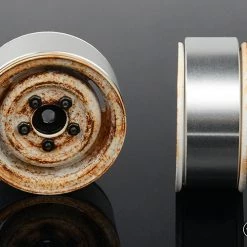 RC4WD Landies Vintage Stamped Steel 1.55" Beadlock Wheels (Rust) 14 RC4WD Landies Vintage Stamped Steel 1.55" Beadlock Wheels (Rust) -Cars Truck shop online RC4Z W0043 5