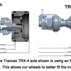 RC4WD American Racing 2.2" AR23 Beadlock Wheels (4) -Cars Truck shop online RC4Z W0058 15