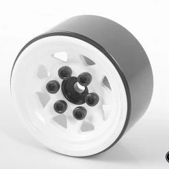 RC4WD Stamped Steel 1.0'' Stock Beadlock Wheels (White) (4)