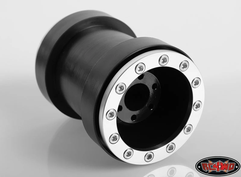 RC4WD Universal Monster Truck Beadlock Wheels V2 For Tamiya Clod Buster (Black Delrin) (2) 3 RC4WD Universal Monster Truck Beadlock Wheels V2 For Tamiya Clod Buster (Black Delrin) (2)