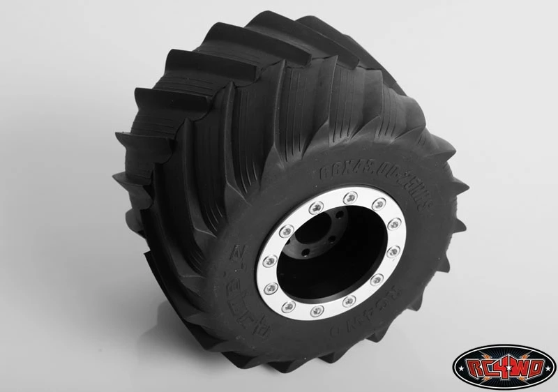 RC4WD Universal Monster Truck Beadlock Wheels V2 For Tamiya Clod Buster (Black Delrin) (2) 7 RC4WD Universal Monster Truck Beadlock Wheels V2 For Tamiya Clod Buster (Black Delrin) (2) - Image 5