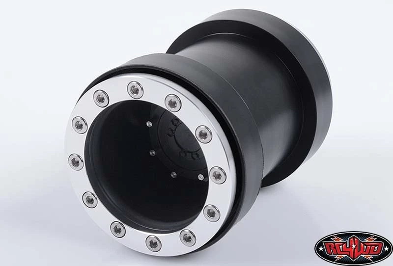 RC4WD Universal Monster Truck Beadlock Wheels V2 For Tamiya Clod Buster (Black Delrin) (2) 8 RC4WD Universal Monster Truck Beadlock Wheels V2 For Tamiya Clod Buster (Black Delrin) (2) - Image 6