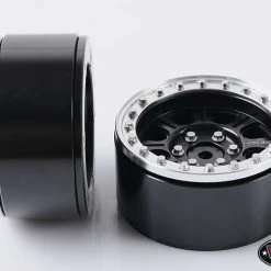 RC4WD Raceline Monster 1.9" Beadlock Wheels (Black/Silver) (4) -Cars Truck shop online RC4Z W0189 4