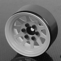 RC4WD OEM Stamped Steel 1.9" Beadlock Wheels (White) (4)