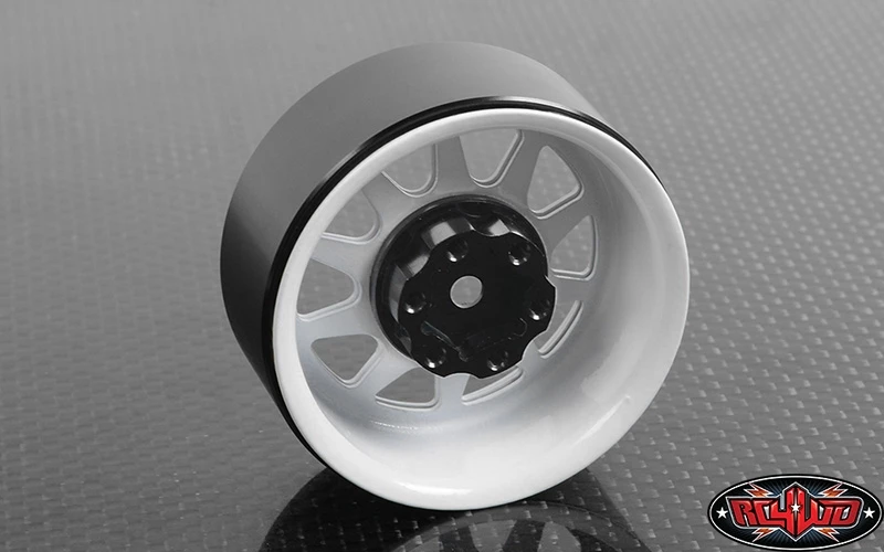 RC4WD OEM Stamped Steel 1.9" Beadlock Wheels (White) (4) 4 RC4WD OEM Stamped Steel 1.9" Beadlock Wheels (White) (4) - Image 2