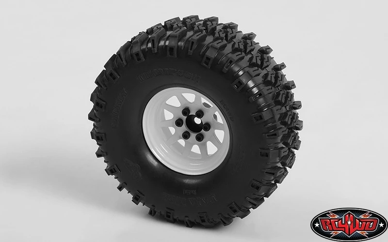 RC4WD OEM Stamped Steel 1.9" Beadlock Wheels (White) (4) 7 RC4WD OEM Stamped Steel 1.9" Beadlock Wheels (White) (4) - Image 5