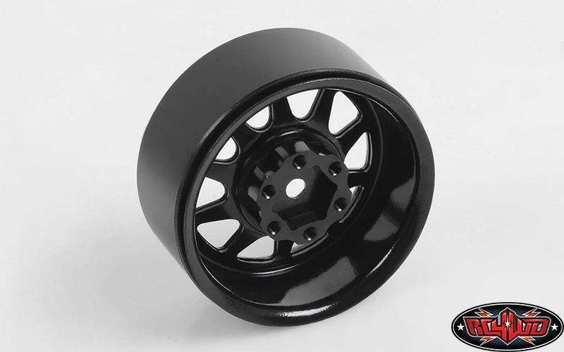 RC4WD OEM Stamped Steel 1.9" Beadlock Wheels (Black) (4) 4 RC4WD OEM Stamped Steel 1.9" Beadlock Wheels (Black) (4) - Image 2