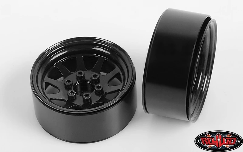 RC4WD OEM Stamped Steel 1.9" Beadlock Wheels (Black) (4) 5 RC4WD OEM Stamped Steel 1.9" Beadlock Wheels (Black) (4) - Image 3