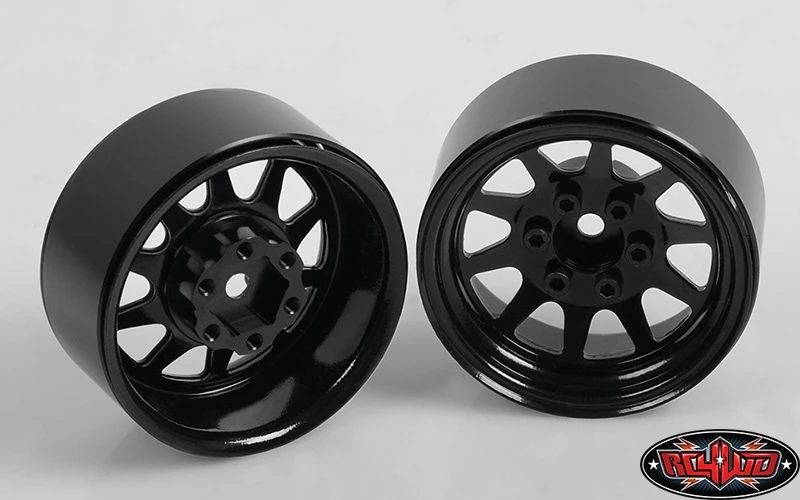 RC4WD OEM Stamped Steel 1.9" Beadlock Wheels (Black) (4) 6 RC4WD OEM Stamped Steel 1.9" Beadlock Wheels (Black) (4) - Image 4