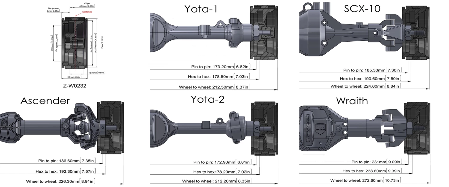 RC4WD Stocker 1.7" Beadlock Wheels (4) 10 RC4WD Stocker 1.7" Beadlock Wheels (4) - Image 8