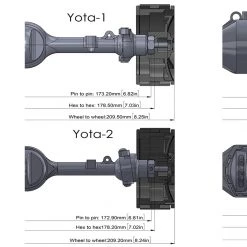 RC4WD Ballistic Offroad Razorback 2.2" Beadlock Wheels (4) -Cars Truck shop online RC4Z W0236 9
