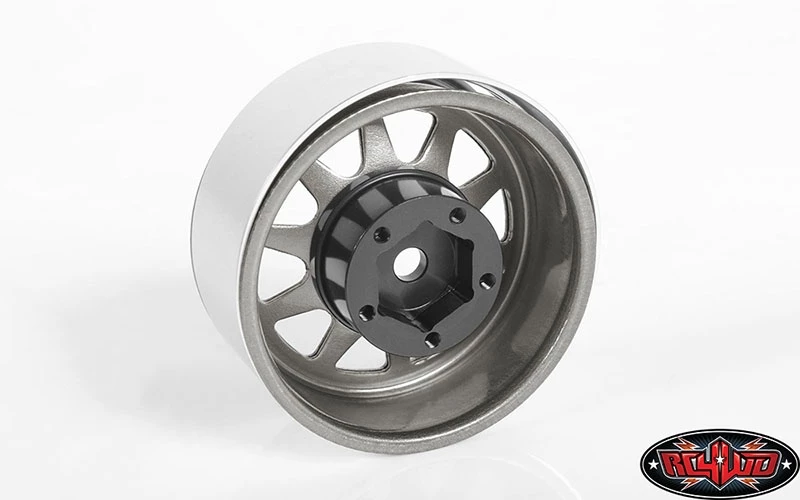 RC4WD OEM Stamped Steel 1.55" Beadlock Wheels (Plain) (4) 4 RC4WD OEM Stamped Steel 1.55" Beadlock Wheels (Plain) (4) - Image 2