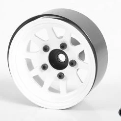 RC4WD OEM Stamped Steel 1.55" Beadlock Wheels (White) (4)