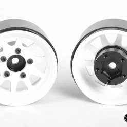 RC4WD OEM Stamped Steel 1.55" Beadlock Wheels (White) (4) -Cars Truck shop online RC4Z W0260 4