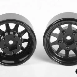 RC4WD OEM Stamped Steel 1.55" Beadlock Wheels (Black) (4) -Cars Truck shop online RC4Z W0262 4
