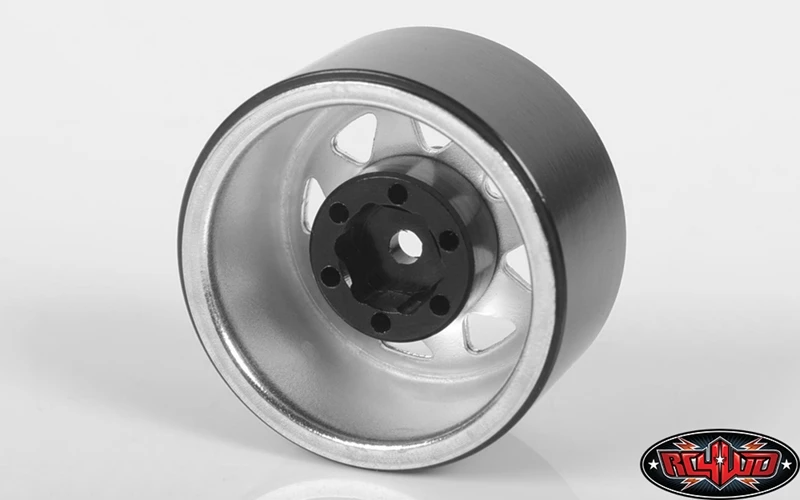 RC4WD Stamped Steel 1.0" Stock Beadlock Wheels (Chrome) (4) 4 RC4WD Stamped Steel 1.0" Stock Beadlock Wheels (Chrome) (4) - Image 2