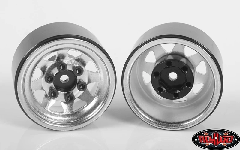 RC4WD Stamped Steel 1.0" Stock Beadlock Wheels (Chrome) (4) 5 RC4WD Stamped Steel 1.0" Stock Beadlock Wheels (Chrome) (4) - Image 3
