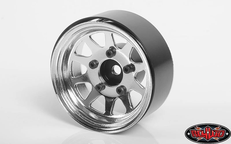 RC4WD OEM Stamped Steel 1.55" Beadlock Wheels (Chrome) (4) 3 RC4WD OEM Stamped Steel 1.55" Beadlock Wheels (Chrome) (4)