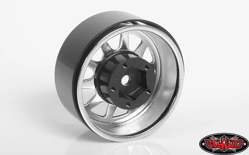 RC4WD OEM Stamped Steel 1.55" Beadlock Wheels (Chrome) (4) 4 RC4WD OEM Stamped Steel 1.55" Beadlock Wheels (Chrome) (4) - Image 2
