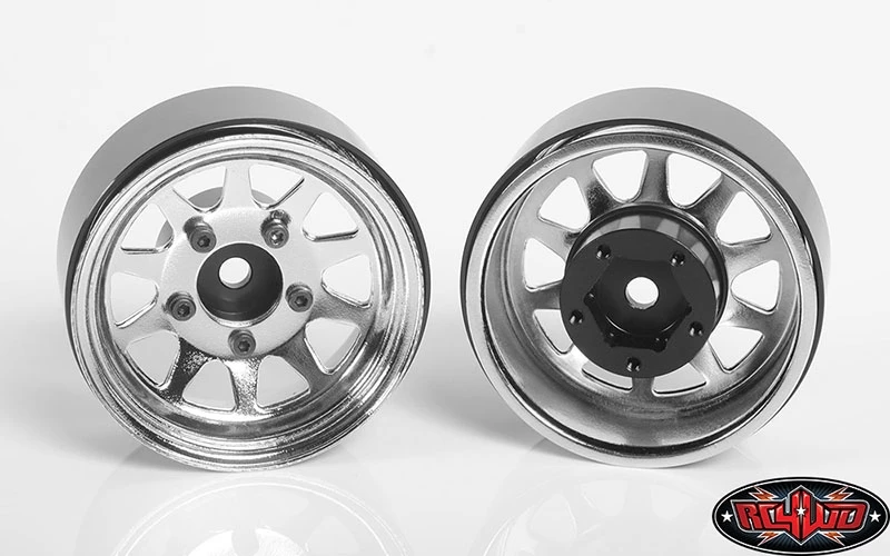 RC4WD OEM Stamped Steel 1.55" Beadlock Wheels (Chrome) (4) 5 RC4WD OEM Stamped Steel 1.55" Beadlock Wheels (Chrome) (4) - Image 3