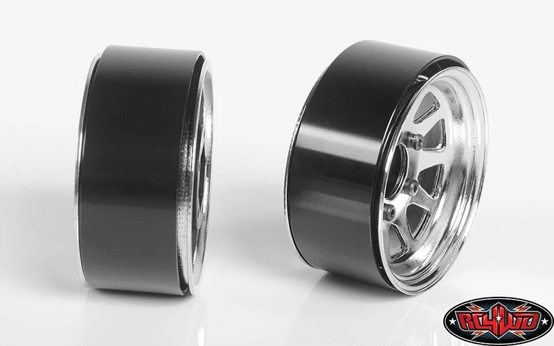 RC4WD OEM Stamped Steel 1.55" Beadlock Wheels (Chrome) (4) 6 RC4WD OEM Stamped Steel 1.55" Beadlock Wheels (Chrome) (4) - Image 4