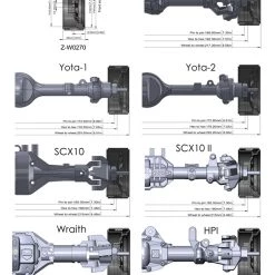RC4WD Stamped Steel 1.7" Beadlock Wagon Wheels (Black) (4) -Cars Truck shop online RC4Z W0270 6