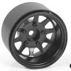 RC4WD Deep Dish Wagon 1.55" Stamped Steel Beadlock Wheels Black (4) -Cars Truck shop online RC4Z W0281 2