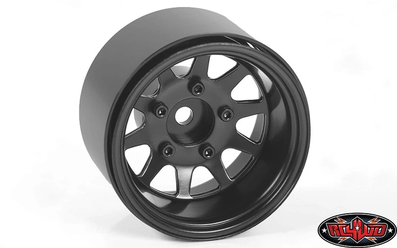 RC4WD Deep Dish Wagon 1.55" Stamped Steel Beadlock Wheels Black (4) 3 RC4WD Deep Dish Wagon 1.55" Stamped Steel Beadlock Wheels Black (4)