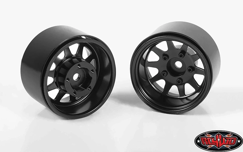 RC4WD Deep Dish Wagon 1.55" Stamped Steel Beadlock Wheels Black (4) 5 RC4WD Deep Dish Wagon 1.55" Stamped Steel Beadlock Wheels Black (4) - Image 3